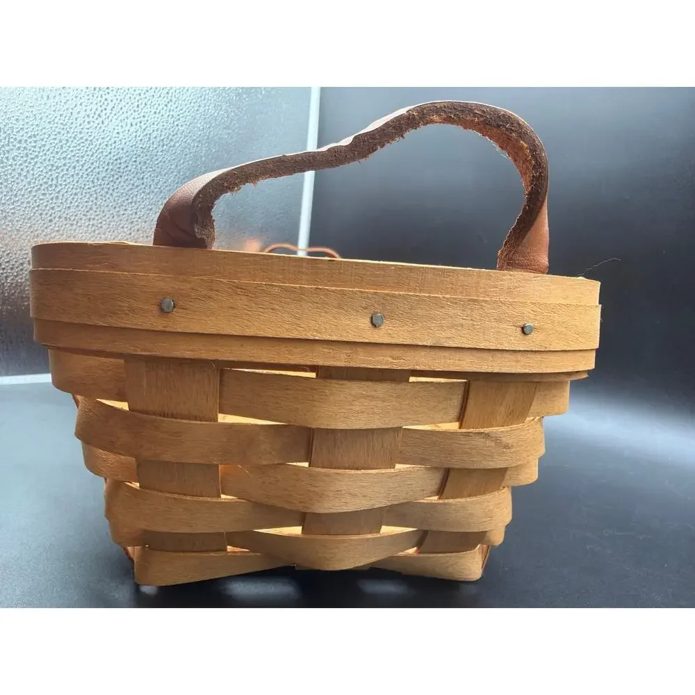 Vintage Longaberger 1995 Large Market Basket 17